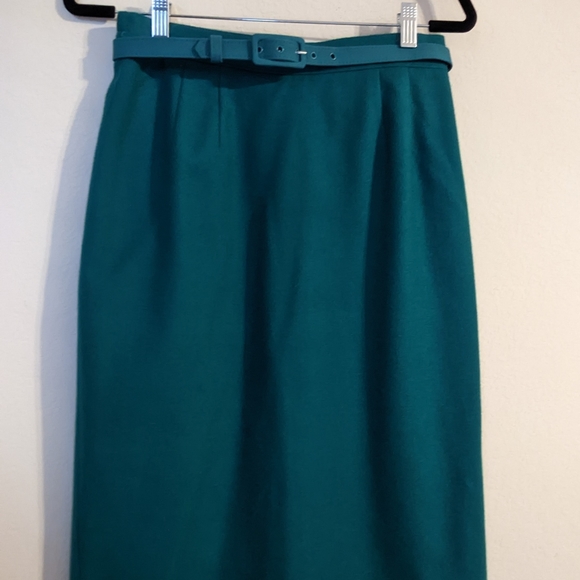 Vintage Dresses & Skirts - Vintage Teal Skirt